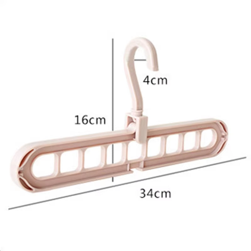 Magic Multi-Port Support Wonder Hangers for Clothes Drying Rack Multifunction Plastic Clothes Rack Drying Hanger Storage Hangers