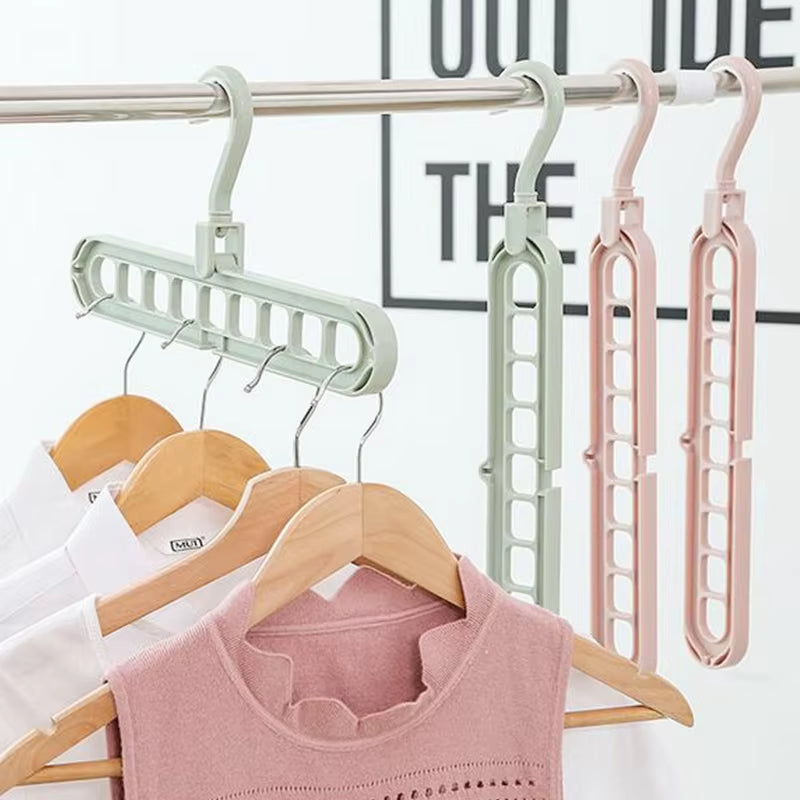 Magic Multi-Port Support Wonder Hangers for Clothes Drying Rack Multifunction Plastic Clothes Rack Drying Hanger Storage Hangers